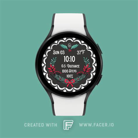 Linlay Designs™ Christmas Greens Watch Face For Apple Watch