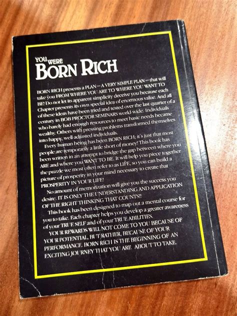 You Were Born Rich Self Help Personal Development Book By Bob Proctor