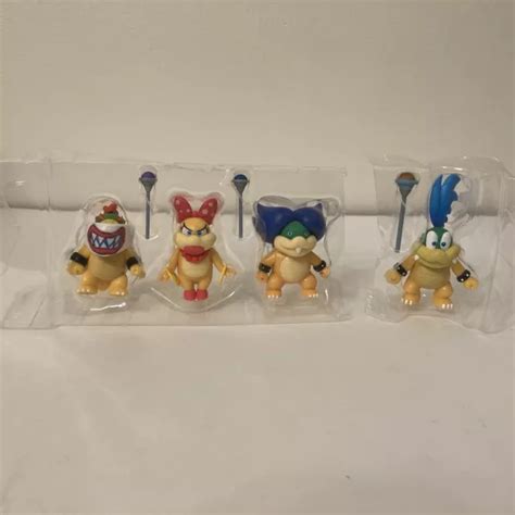 LOT DE FIGURINES articulées Super Mario Jakks Koopalings Bowser Jr