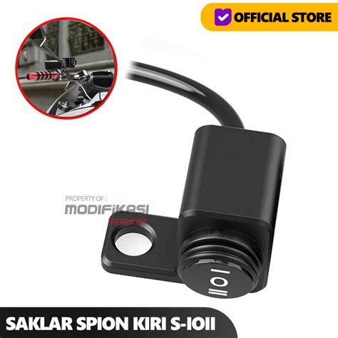 Jual Saklar Lampu Laser Motor Spion On Off On Waterproof CNC 2 Mode 3