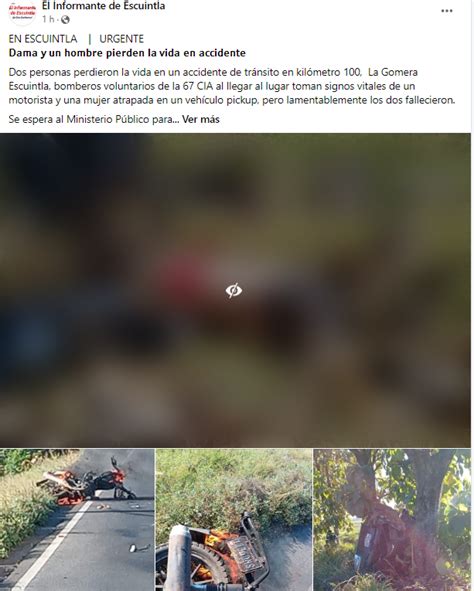 Dos Personas Mueren Accidente De Tr Nsito En La Gomera Escuintla