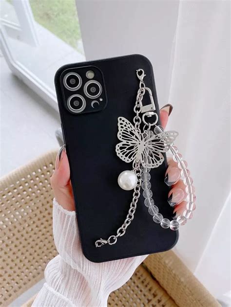 Plain Phone Case With Flower Hand Strap Artofit