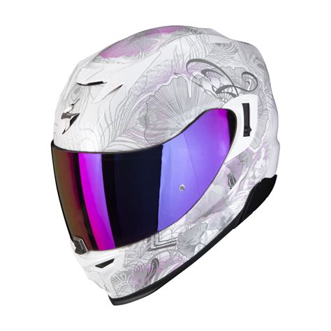 Scorpion Helmet Exo Evo Air Melrose Fullface Moto Scooter Pearl