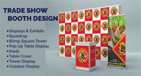 Design Trade Show Booth And Backdrop For Your Exhibition By Creative