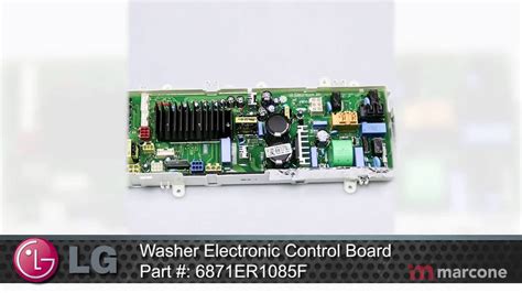 Lg Washer Electronic Control Board Part Er F Youtube