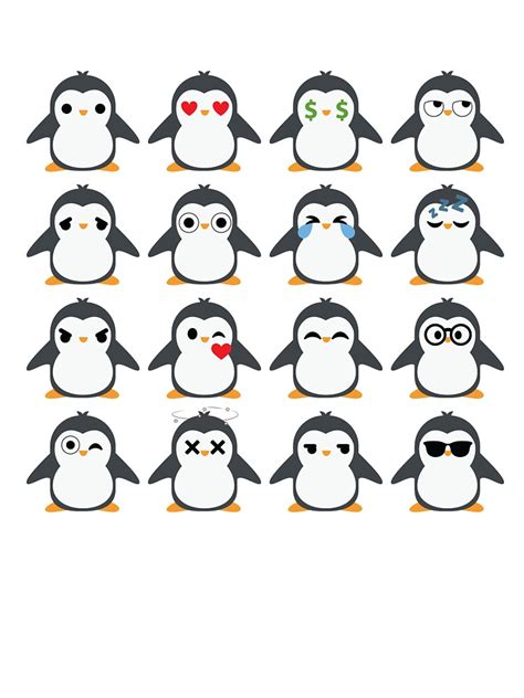 "Penguin Emoji " Kids T-Shirt for Sale by HippoEmo | Redbubble