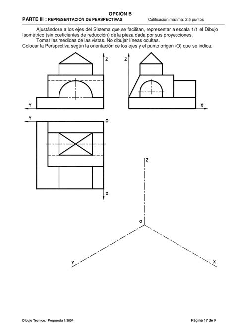 Exámenes de Evaluación Bachillerato Dibujo Técnico para el acceso a la