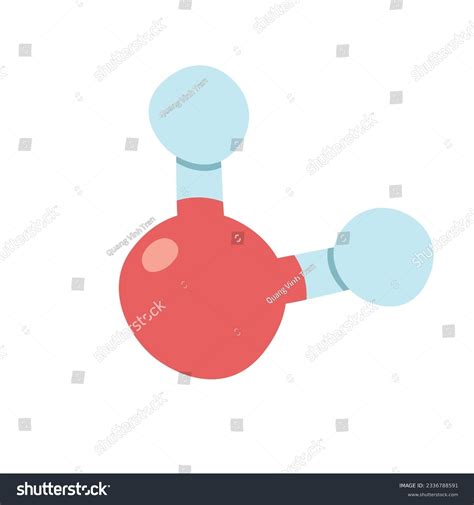 H2o Water Molecule Clipart Water Molecule Model Royalty Free Stock