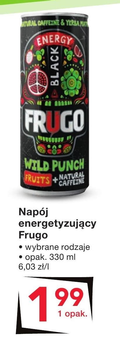 Archiwum Frugo Wild Punch Black Energy Gazowany Nap J Energetyzuj Cy