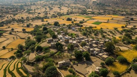 Premium Photo Aerial View Of Village