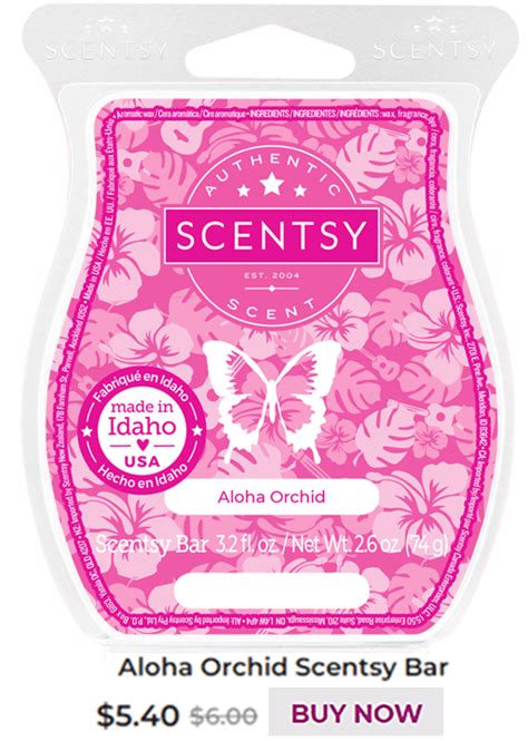 Scentsy Warmer Of The Month Luxe Leaves And Aloha Orchid Scent For May 2023