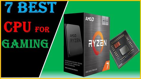 Top 6 Best Cpu For Gaming In 2023 The Best Processor For Gaming Of 2023 Reviews Youtube