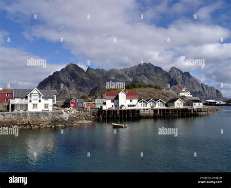 Henningsvaer Fishing Village On The Lofoten Islands Norway Nordland