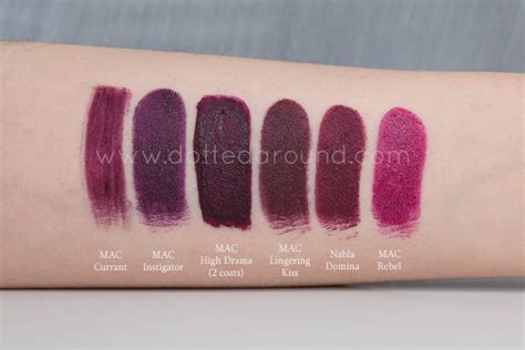 Mac Retromatte Liquid Lipstick High Drama Swatch Dotted Around Bloglovin’