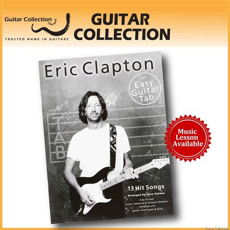 Eric Clapton Easy Guitar Tab Notation With Chord Chart Lyrics