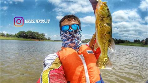 Pesca de tucunaré caiaque Robalo YouTube