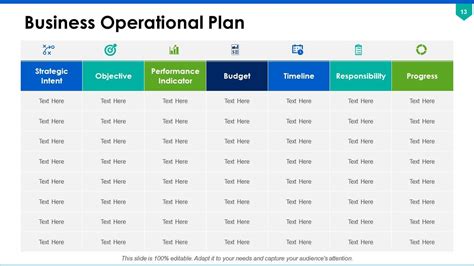 Operations Plan Example