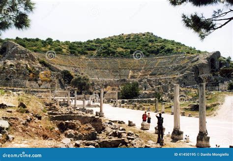 Ephesus theater editorial image. Image of theater, greek - 41450195