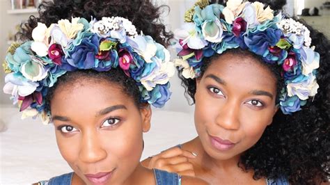 Diy Chic Flower Crown Headband No Sew Naptural85 Youtube