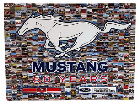 Ford Show Parts 60 Years Mustang Poster Event Exclusive