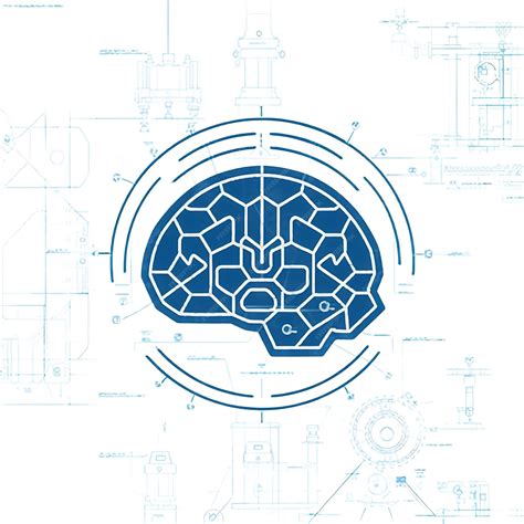 Premium Ai Image Blueprint Background