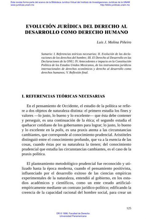 PDF EVOLUCIÓN JURÍDICA DEL DERECHO AL historico juridicas unam mx