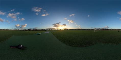 360 Hdri Panorama Of Golden Sunset In 30k 16k And 4k Resolution