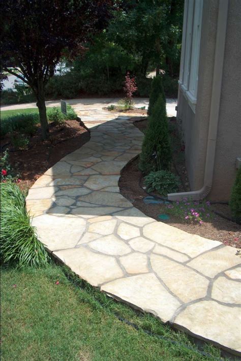 Flagstone, Slate, and Other Stone Walkway Ideas