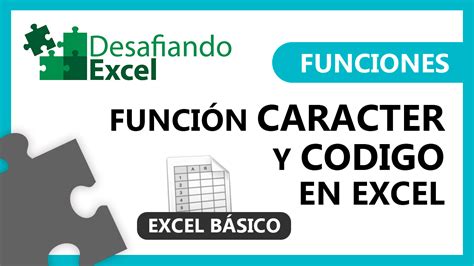 Funci N Caracter Y Codigo En Excel Clases De Computacion Hojas De