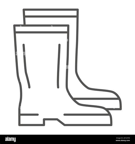 Rubber Boot Icon Outline Style Hi Res Stock Photography And Images Alamy