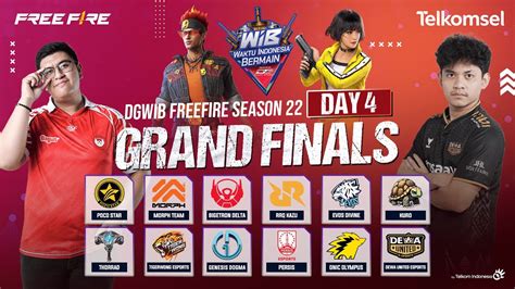 🔴dgwib Free Fire Season 22 Grand Final Day 4 Youtube