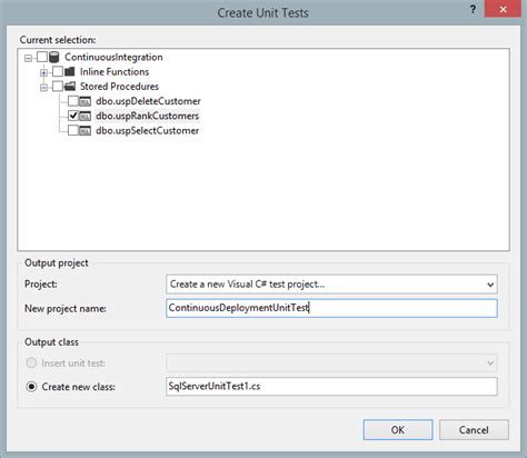 Sql Unit Testing With Sql Server Data Tools