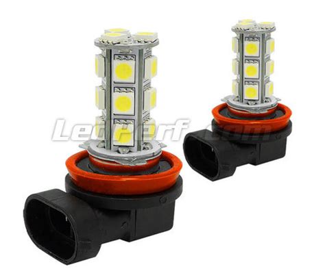 Pack de 2 Ampoules H11 à Leds 6000K Blanc Xenon