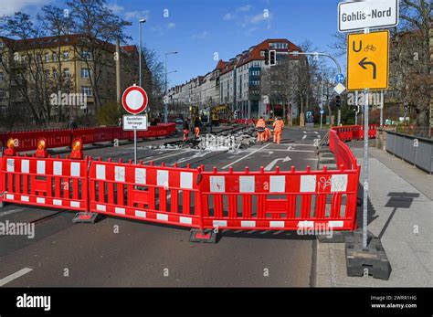 Leipzig Großbaustelle auf der Landsberger Straße hat begonnen 11 03