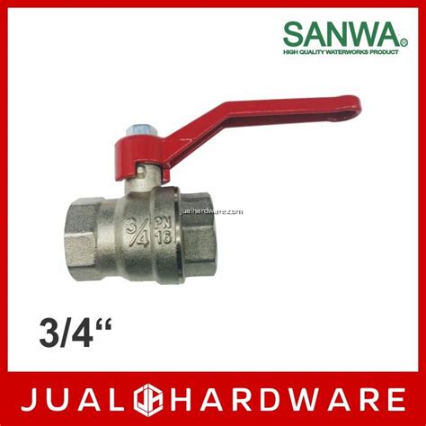 Sanwa Brass Ball Valve Full Bore Inches