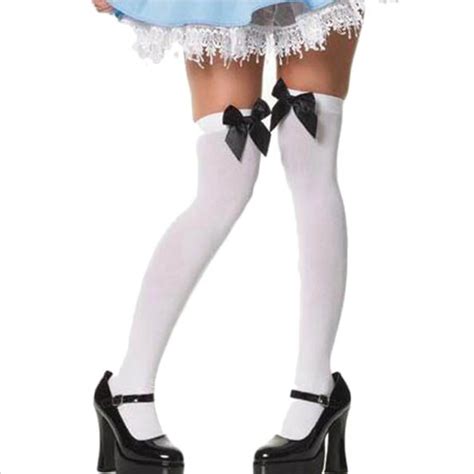 2016 Excellent Quality 1pair Fashion Stockings Sexy Stretch Lace Bow