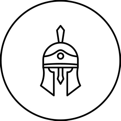 Roman Helmet Vector Icon 32221738 Vector Art At Vecteezy