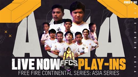 ID Free Fire Continental Series Asia Series Play Ins YouTube