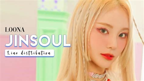 Loona Jinsoul All Songs Line Distribution Since Hi High Youtube