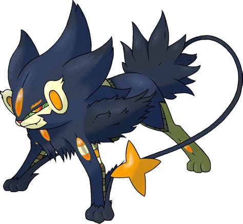 Shiny Mega Luxray by Maniraptavia on DeviantArt