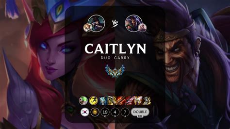 Caitlyn ADC Vs Draven KR Challenger Patch 13 6 YouTube