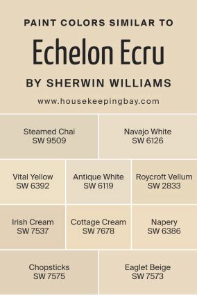 Echelon Ecru SW 7574 By Sherwin Williams Housekeepingbay