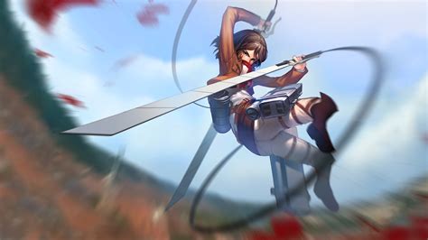 Mikasa Live Wallpaper Attack On Titan (#3099563) - HD Wallpaper & Backgrounds Download