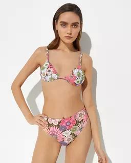 Top Od Bikini Belle Z Haftem Agua Bendita Moliera