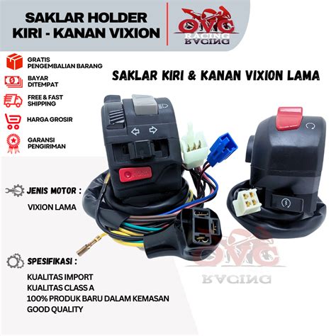 Jual Saklar Holder VIXION LAMA OLD KIRI KANAN SET SAKLAR HOLDER