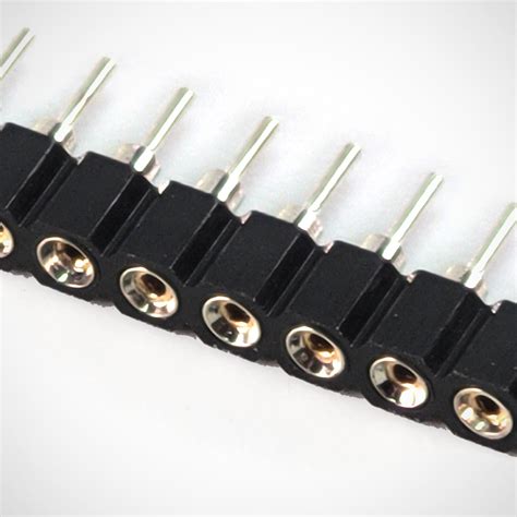 Single Row 40Pin 2 54mm Round Female SIP Socket Pin Header DIY Keyboards