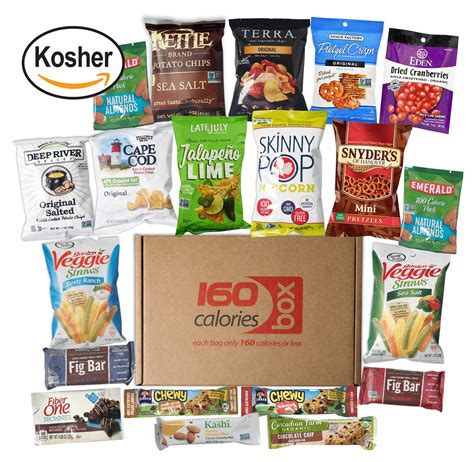 Kosher Healthy Snacks Care Package Under 160 Calories Sweet And