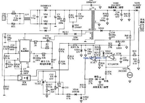 电动车48V充电器原理图与维修 湖南省阳光电子技术学校