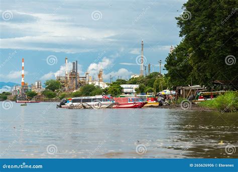 Oil Refinery in the City of Barrancabermeja. Colombia. Editorial Photo ...