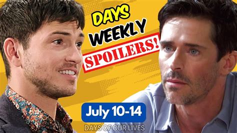 Alex Out Shawn Spirals Days Of Our Lives Week Ahead Spoilers July